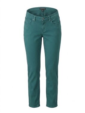 Eileen Fisher Organic Cotton Sage Green Slim Straight Pants Size 6
